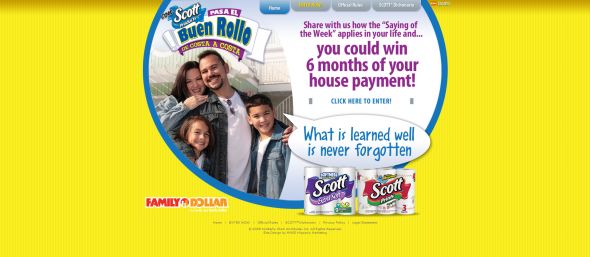 Pasa el Buen Rollo with Family Dollar and Scott Sweepstakes