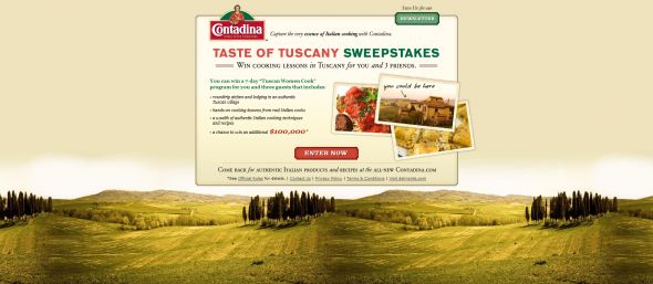 Contadina Tuscan Sweepstakes