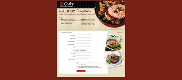 Cook’s Ham Sweepstakes
