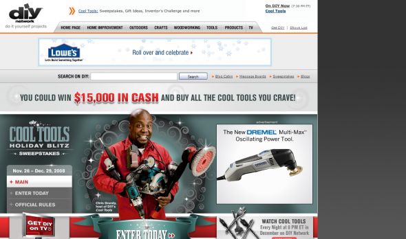 Cool Tools Holiday Blitz Sweepstakes