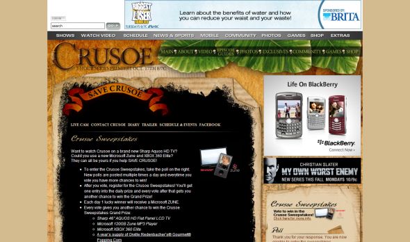 The Crusoe Sweepstakes