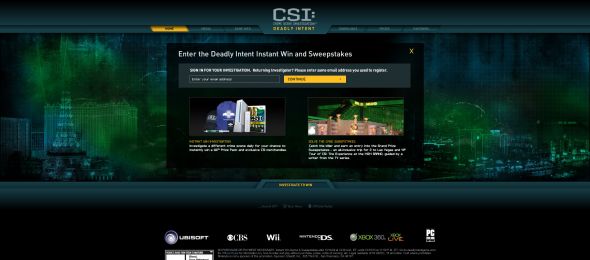 Deadly Intent Instant Win & Sweepstakes