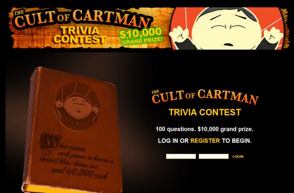 South Park’s Cult of Cartman Trivia Contest