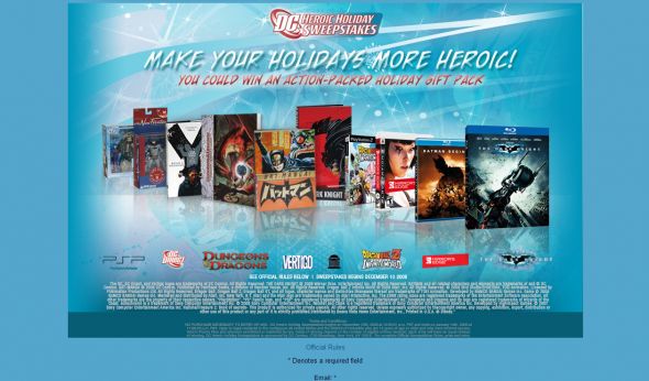 DC Heroic Holiday Sweepstakes
