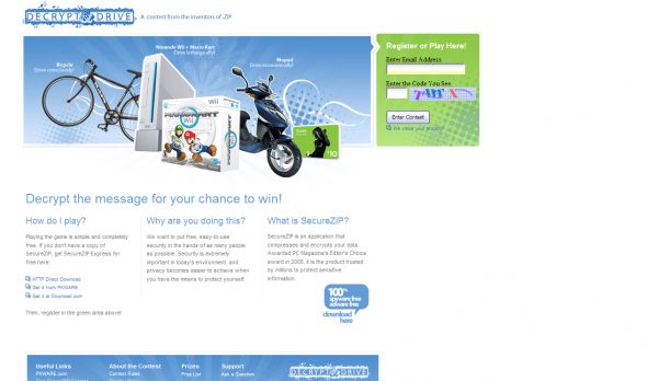 The Decrypt and Drive Sweepstakes