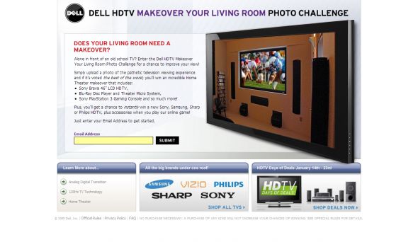 Dell HDTV Makeover Your Living Room Photo Challenge