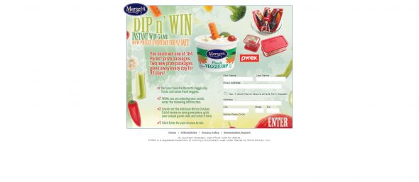 Marzetti Dip N’ Win Instant Win Game