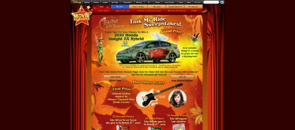 Tink My Ride Sweepstakes
