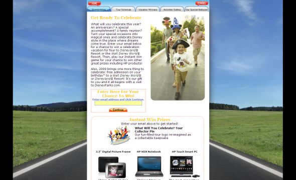 Celebrate at Disney Parks Giveaway Online Instant Win Game and Sweepstakes
