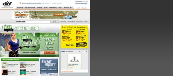 DIY Sweat Equity Challenge 2009 Sweepstakes