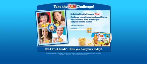 Dole Bowl-A-Day Pass It On Challenge