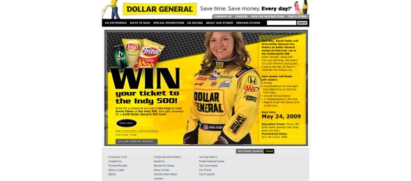 Dollar General Ticket to the Indy 500 Sweepstakes Dollar General Ticket to the Indy 500 Sweepstakes