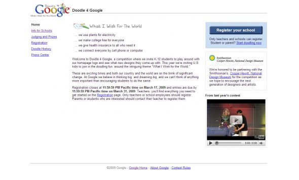 Doodle 4 Google Competition