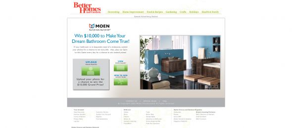 Make Your Dream Bathroom Come True Photo Contest and Spin To Win Game
