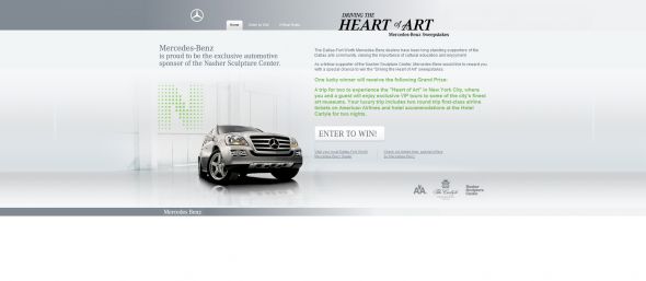 Driving the Heart of Art Mercedes-Benz Sweepstakes