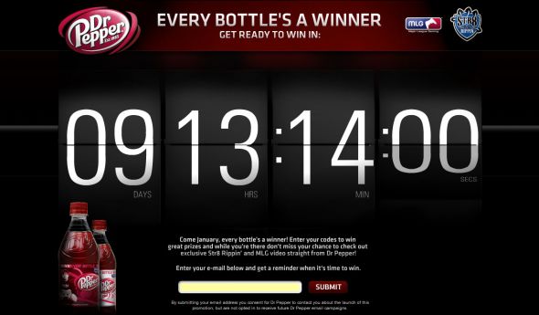 2009 Dr Pepper Major League Gaming Promotion