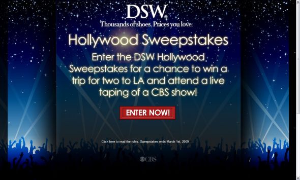 DSW Hollywood Sweepstakes