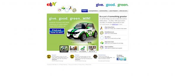 eBay Give. Good. Green. Sweepstakes