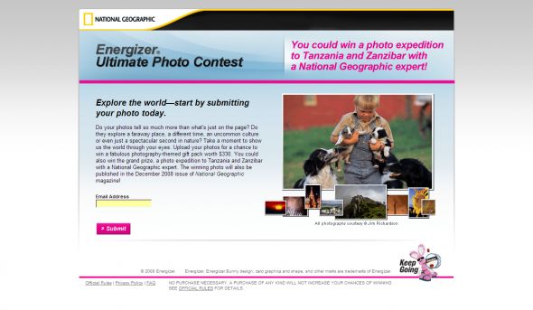 National Geographic Energizer Ultimate Photo Contest