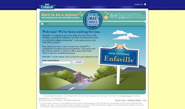 Enfamil Smart Choice Sweepstakes