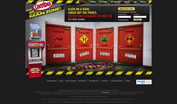 Mars Snackfood US Combos Snacks Man Zone Sweepstakes