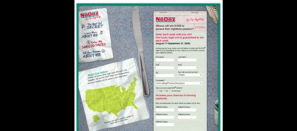 NoDoz Night Owl Sweepstakes