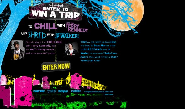Chill With Neff & Shred With ThirtyTwo Sweepstakes