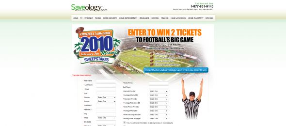 Football’s Big Game Sweepstakes