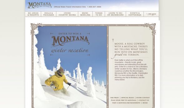 Montana Winter Vacation Sweepstakes