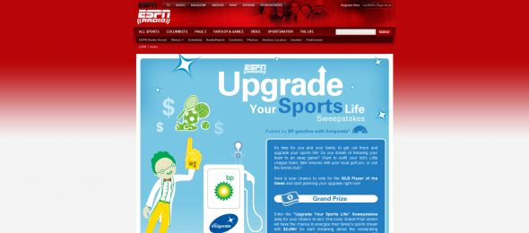 ESPN Radio Upgrade Your Sports Life Sweepstakes