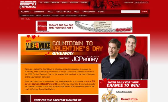 Countdown to Valentine’s Day Sweepstakes
