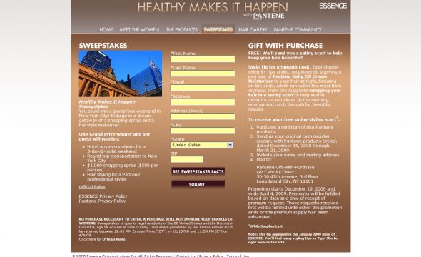 Healthy Make It Happen Sweepstakes