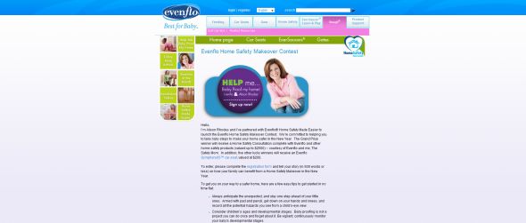 Evenflo Home Safety Makeover Contest