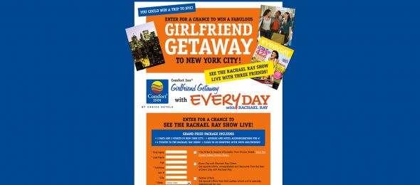 Comfort Inn Girlfriend Getaway with Every Day with Rachael Ray Magazine
