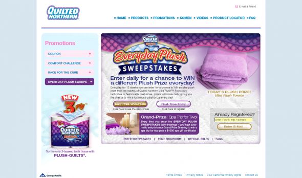 Quilted Northern Ultra Plush Everyday Plush Sweepstakes