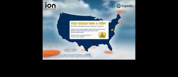 ION Television and Expedia Choose Your Own Adventure Sweepstakes