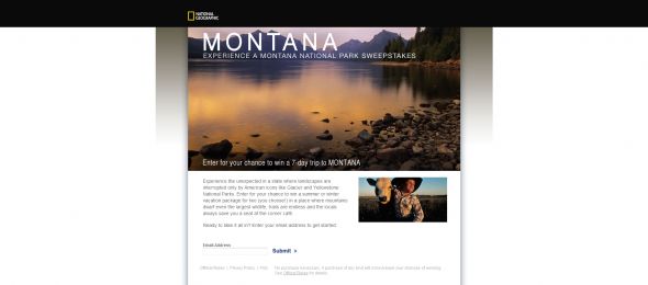 Experience a Montana National Park Sweepstakes