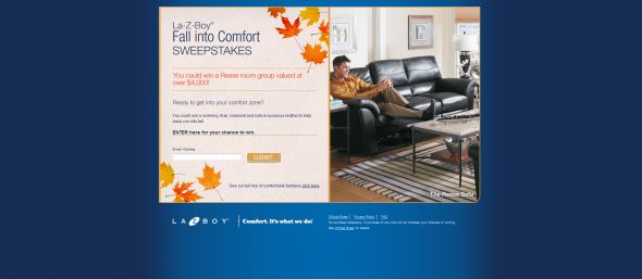 La-Z-Boy Fall Into Comfort Sweepstakes