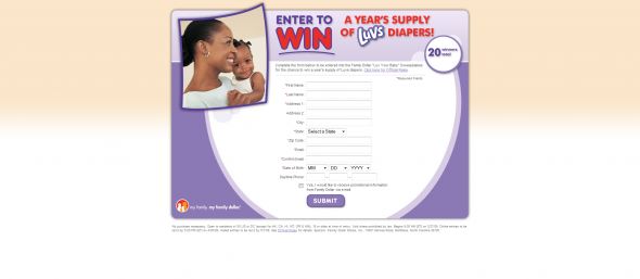 Family Dollar Luv Your Baby Sweepstakes