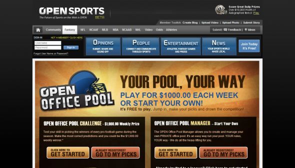 Open Office Pool Challenge