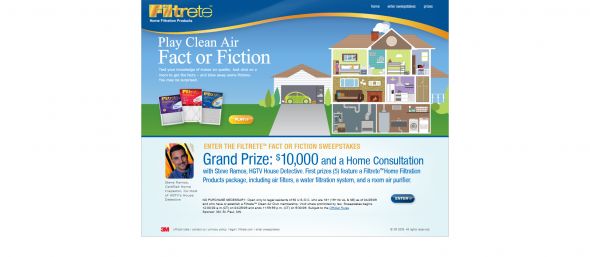 Filtrete Fact or Fiction Sweepstakes