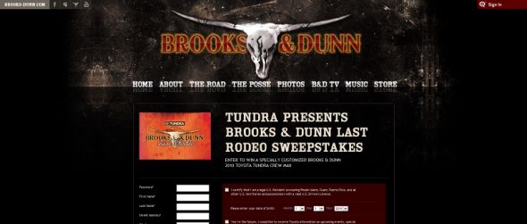 Tundra Presents Brooks & Dunn Last Rodeo Sweepstakes