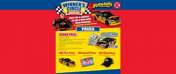 TORNADOS Winner’s Circle Sweepstakes TORNADOS Winner’s Circle Sweepstakes