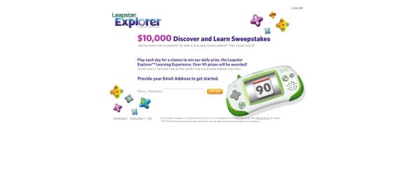 $10,000 Discover and Learn Sweepstakes