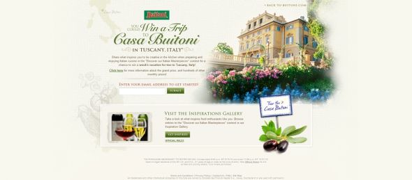 Buitoni Discover Our Italian Masterpieces Contest Buitoni Discover Our Italian Masterpieces Contest
