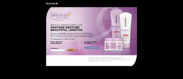 Pantene Restore Beautiful Lengths Memory Game Pantene Restore Beautiful Lengths Memory Game