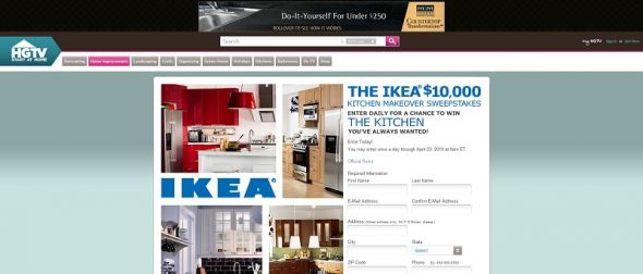 IKEA $10,000 Kitchen Makeover Sweepstakes IKEA $10,000 Kitchen Makeover Sweepstakes