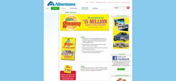 albertsons.com/summergame – Albertsons Sizzlin’ Summer Giveaway Collect & Win Game albertsons.com/summergame – Albertsons Sizzlin’ Summer Giveaway Collect & Win Game
