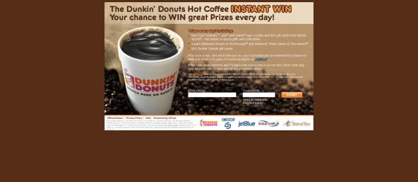 dunkindonuts.com/nyhotcoffee – Dunkin’ Donuts Hot Coffee Instant Win dunkindonuts.com/nyhotcoffee – Dunkin’ Donuts Hot Coffee Instant Win