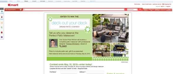 Kmart Deck Out Your Deck Contest Kmart Deck Out Your Deck Contest